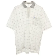 Burberrys バーバリーズ 90s オールド 半袖 ポロシャツ LY ホワイト メンズ 古着