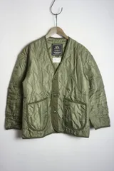 ALPHA INDUSTRIES アルファインダストリーズ × URBAN RESEARCH DOORS アーバンリサーチ キルティング ライナー ジャケット カーキS 501O★1