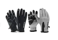 防寒 防水 手袋 Mサイズ 裏起毛 グローブ タッチパネル スマホ　暖かい　android iphone 対応tecc-glove-m