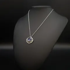 Swarovski スワロフスキー ネックレス ドロップ ラインストーン クリスタル ブルー エレガント 上品 ギフト プレゼント 贈り物