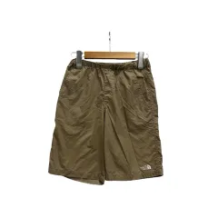 ザノースフェイス THE NORTH FACE ハーフパンツ ロゴ刺繍 ウエストゴム NBJ42155 150 ベージュ 白 ホワイト