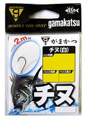 新品 がまかつ(Gamakatsu) 糸付 チヌ(白) 2m 3号-ハリス2. 11990-3-2-07
