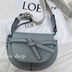 LOEWE ロエベ ゲート ショルダーバッグ ミニ  ブルー