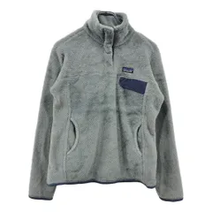patagonia パタゴニア リツール スナップT フリースジャケット アウトドア グレー(レディース M)中古 古着 V1241