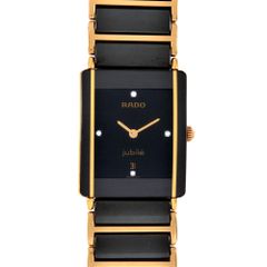 ラドー RADO 160.0281.3N ダイヤスター ジュビリー 腕時計 ブラック文字盤 メンズ【中古】