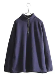 【お得なクーポン配布中!】 ノースフェイス ワッフル フリース ジャケット メンズ XL / The North Face アウトドア ブルゾン プルオーバー ハーフジップ ハイネック 紺