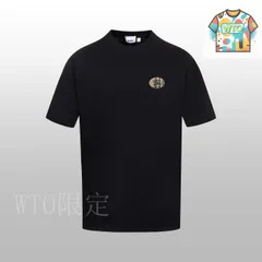 【今日WTO】BURBERRY 260g カスタム綿 クルーネック短袖 T-PV03