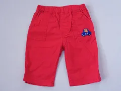 ミキハウス miki house mikihouse アウトレット 子供服 男の子 100cm ハーフ パンツ 赤 春 夏 ★3 ボトムス ズボン ボーイズ 男児 キッズ 【中古】 ユーズド リサイクル こども