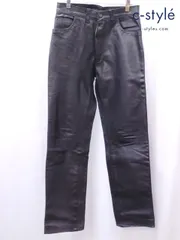 良品 AERO LEATHER ホースハイド レザーパンツ 27 ブラック 楽天市場】【送料無料】AERO LEATHER / エアロレザー レザー