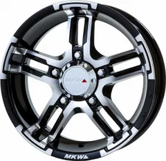 MKW/MK-46/ダイヤカットグロスブラックインセット+35 7.0J-16 MKW MK-46 ホイール ダイヤカット グロスブラック 17インチ 7.5J