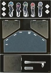 【中古】アクリルスタンド・アクリルパネル Team P アクリルジオラマ BLACK LIVE ver. 「ブラックスター -Theater Starless- 2nd Anniversary Exhibition in 渋谷モディ」