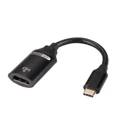 USB-C to HDMI 4K 30Hz 変換アダプタ 4K2K オスーメス アルミ端子 18cm USB 3.1 Type C to HDMI 4K2K コンバータ 音声サポート アダプタ USB C 解像度 2160P/1080P  2色選択