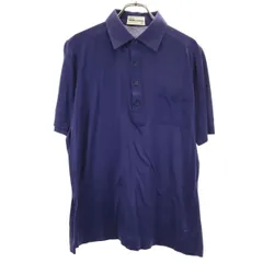 Pierre Cardin ピエールカルダン 90s オールド 半袖 ポロシャツ L ネイビー メンズ 古着のサムネイル