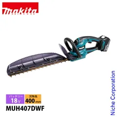 【未使用品】マキタ(makita) 18Vコードレス生垣 MUH407DWF マキタ MUH407DWF 400mm充電式生垣バリカン 18V セット品(本体