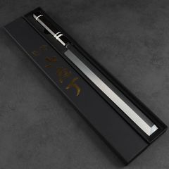 蛸引包丁 刺身包丁 尺一（刃渡り330mm）普通表面仕上げ 本刃付け 八角柄（購入時選択可能）