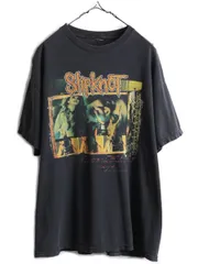 00s 初期 SLIPKNOT プロモ Tシャツ USA製 黒 XLスリップノット