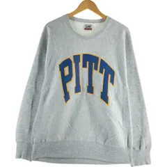 古着 90年代 リー Lee CROSS GAIN リバースウィーブタイプ カレッジスウェットシャツ トレーナー USA製 メンズL相当/eaa501445