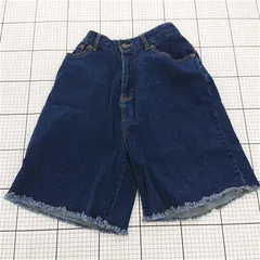 ◇ ⊂ PUNYUS プニュズ デニム キュロット ショート パンツ サイズ1 ネイビー系 レディース E  【1508260063135】