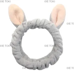 顔 ウサギ ヘアバンド ターバンアクセサリー用の弾性ヘッドバンド