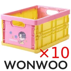 【１０個 まとめ売り】SEVENTEEN  PetiTEEN WONWOO ウォヌ 원우 折りたたみ ミニコンテナ  セブチ プチティーン セブンティーン グッズ