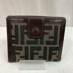 FENDI フェンディ 財布 二つ折り Wホック 二つ折り財布 ズッカ柄 2251-12671-098