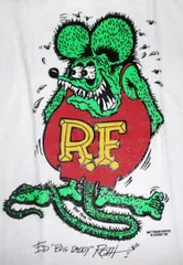 蒔田康介氏着用　RATFINK エドロス　tシャツ ラットフィンク 90s 00s Rat Fink Ed Roth ベルベルジン 蒔田康介 着用 - メルカリ