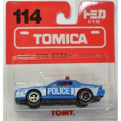 新品　トミカ　114　シボレー　カマロ　ポリスカー　1/66　日本製　赤TOMYロゴ　ブリスター 240001011449