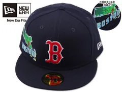 NEWERA【ニューエラ】MLB 59FIFTY STATEVIEW BOSTON REDSOX CAP NAVY ボストンレッドソックス ネイビー 20775