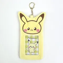 ポケットモンスター ポケピース ふわふわフォトホルダー ピカチュウ 写真入れ キーホルダー 推し活