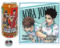 【中古】雑貨 及川徹＆岩泉一 「ハイキュー!!展 ハイキュー!!缶(缶＆プチタオル＆缶バッジセット)」