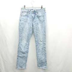 ◇ Θ SOMETHING サムシング NEOJEAN スキニー デニムパンツ ジーンズ サイズXS ライトブルー レディース E  【1501160042521】