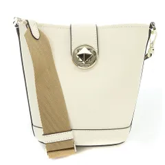 ケイトスペード KATE SPADE オードリー ミニ バケット バッグ ショルダーバッグ ロゴ 白 べージュ