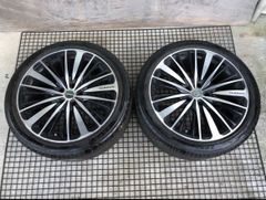 LOXARNY TARKUS 275/35R19 9J+40 5穴 PCD114.3 19インチ 2017年製 タイヤホイール 2本セット