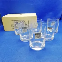 ＨＯＹＡ　HOYA　保谷　ｈi　CYSTAL　ハイクリスタル　グラス　６個セット　新品未使用