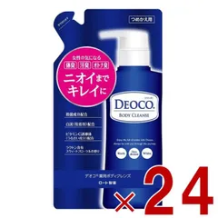 デオコ 薬用 ボディクレンズ 250mL つめかえ用 ロート製薬 DEOCO 詰め替え 24個のサムネイル