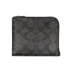 ##COACH コーチ 3-IN-1 Lジップ ウォレット・シグネチャー キャンバス L字ラウンドファスナー CJ881