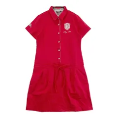 サイズ：M KAPPA GOLF カッパゴルフ  半袖ワンピース  レッド系 [240101397349] ゴルフウェア レディース ストスト