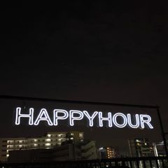 【定価50%OFF】happy hour ☓ ネオンサイン / ネオン管 / ネオンライト / インテリア照明