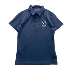 サイズ：L CALLAWAY キャロウェイ 2024年モデル 半袖ポロシャツ  ネイビー系 [240101532862] ゴルフウェア レディース ストスト