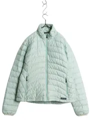 【お得なクーポン配布中!】 パタゴニア ダウン セーター レディース L 古着 08年製 Patagonia ナイロン ジャケット アウター ブルゾン アウトドア パッカブル グリーン