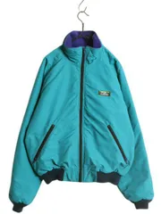 【お得なクーポン配布中!】 90s USA製 エルエルビーン ウォームアップ ジャケット メンズ M レディース L 古着 オールド ナイロン フリース ライナー付き フルジップ