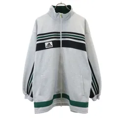 adidas アディダス 90s オールド トラックジャケット L-O グレー デサント メンズ 古着