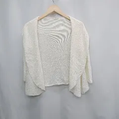 ◇ ⊂ BALLSEY フロントオープン　薄手　シンプル　フェミニン 長袖 カーディガン サイズ38 ホワイト系 レディース E  【1504210010464】