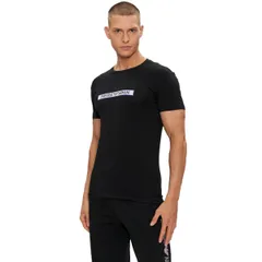 79 EMPORIO ARMANI エンポリオアルマーニ 111035 4R517 ブラック Tシャツ ロゴ 半袖