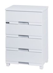 【色:セラミックホワイト_スタイル:本体のみ_サイズ:幅55cm×4段】幅55×