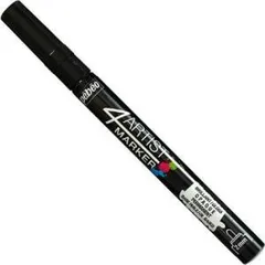 【新品・2営業日で発送】ぺべオ(Pebeo) 80024 4ARTIST MARKER ブラック 2mm
