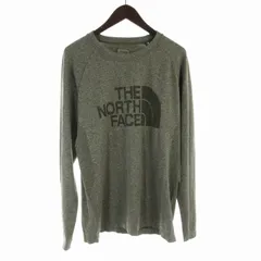 ザノースフェイス THE NORTH FACE ロングスリーブクライムフリークルー Tシャツ カットソー ロゴ プリント 長袖 XL グレー NT12081 /RO