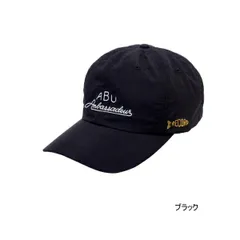 ≪'25年3月新商品！≫ アブガルシア アンバサダー クラシックロゴ キャップ ブラック フリーサイズ 【返品不可】のサムネイル