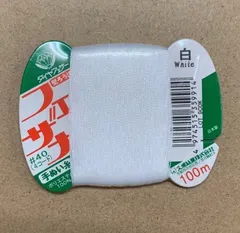 フェザナ　手縫い糸　カード巻き　100m　1枚　白
