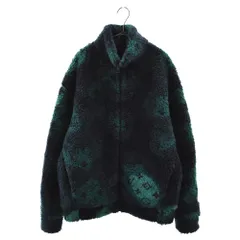 LOUIS VUITTON (ルイヴィトン) 23SS モノグラムジャカードカモフリースジャケット ブルゾン グリーン/ネイビー RM231M SQ9 HOY15Wのサムネイル